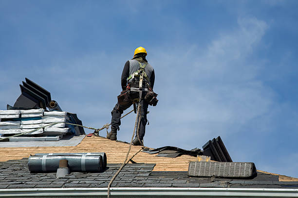 Professional Roof Installation technician working in Ramey, PA